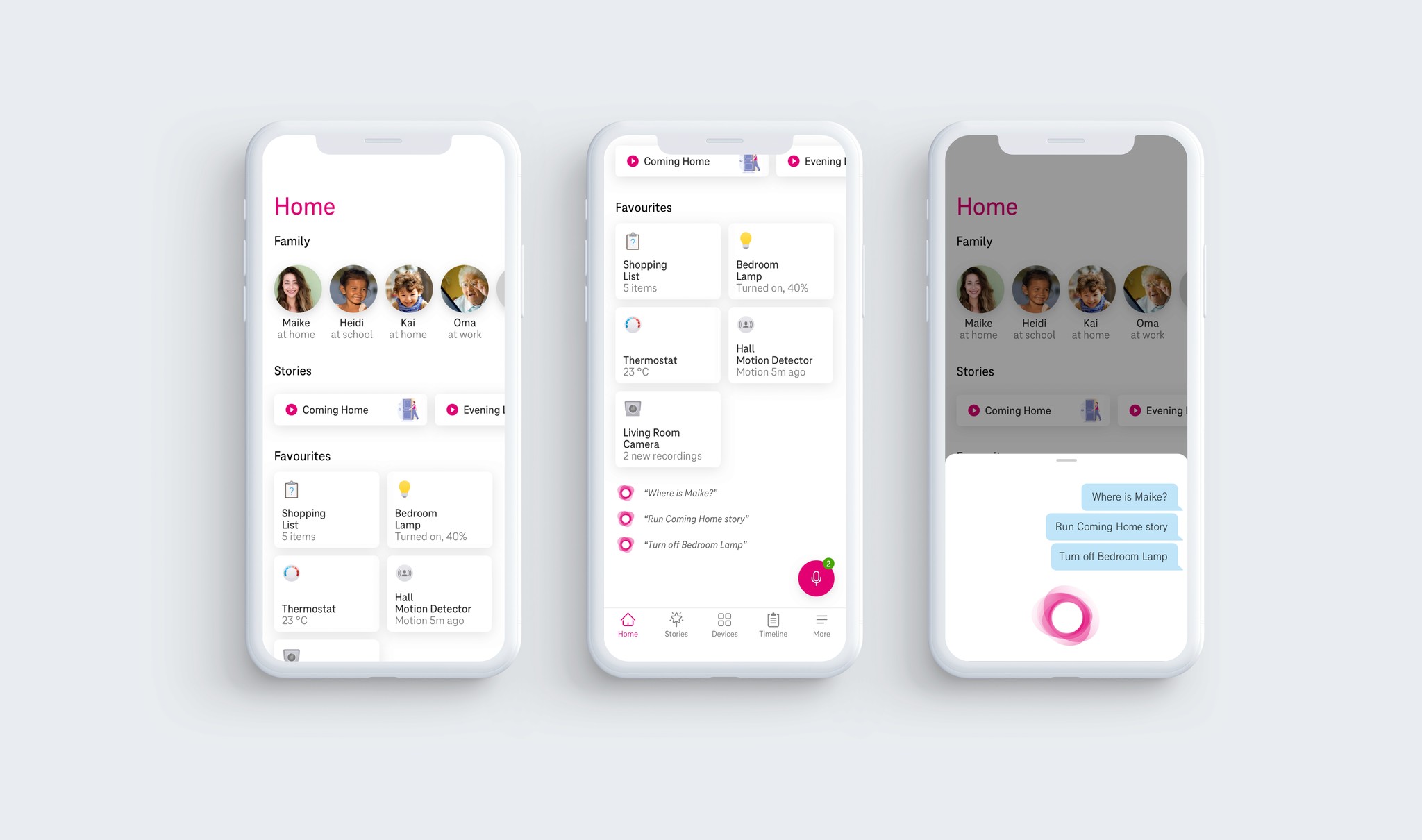 T-Mobile Smart Home app screen