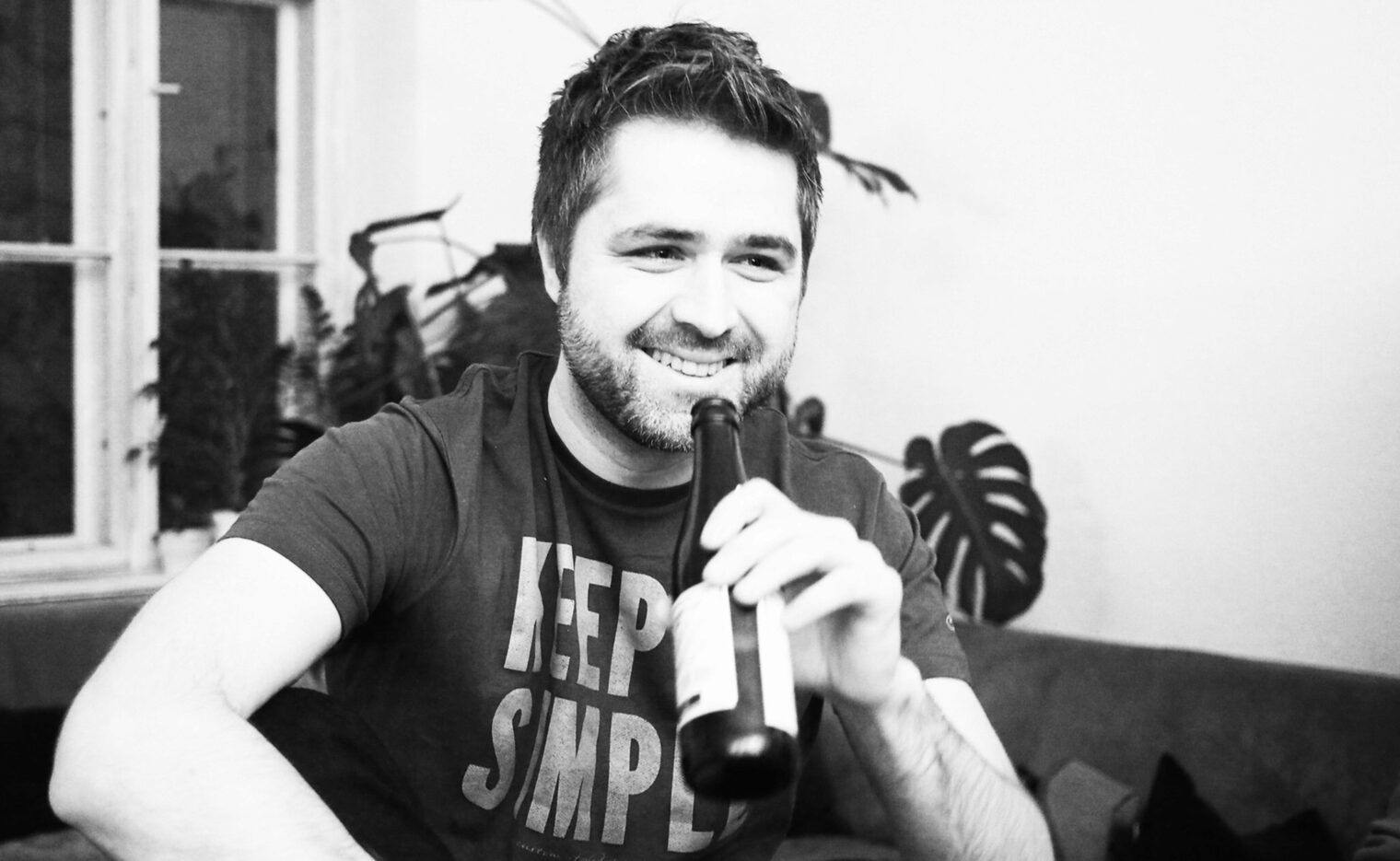 Black and white portrait of Josef Richter