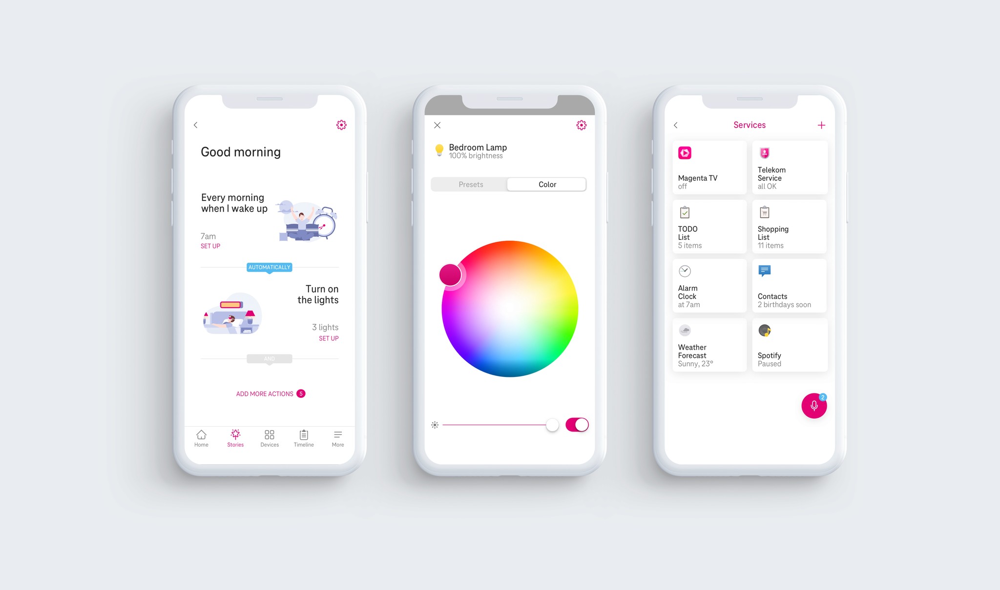 T-Mobile Smart Home app screen