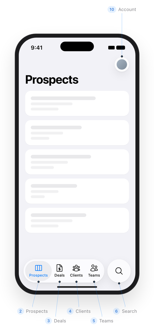 Search as a separate button