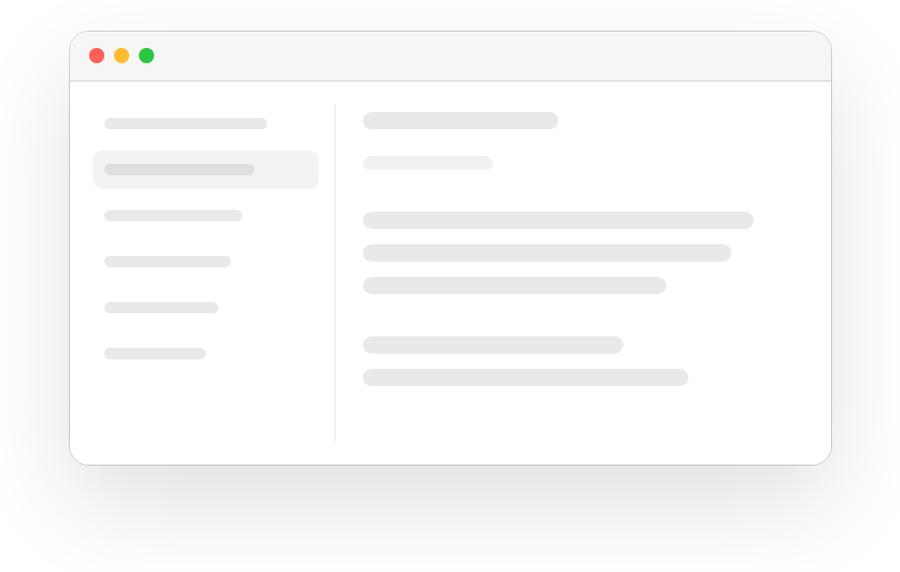 Clients as list and detail