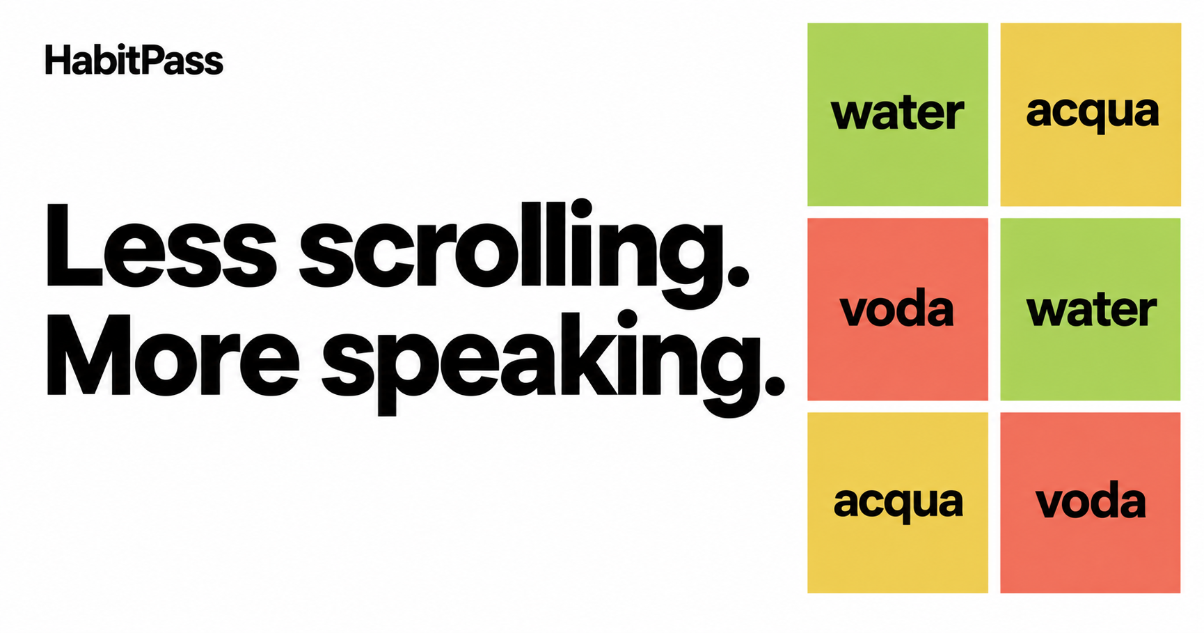 HabitPass — build a language-learning habit before opening social media