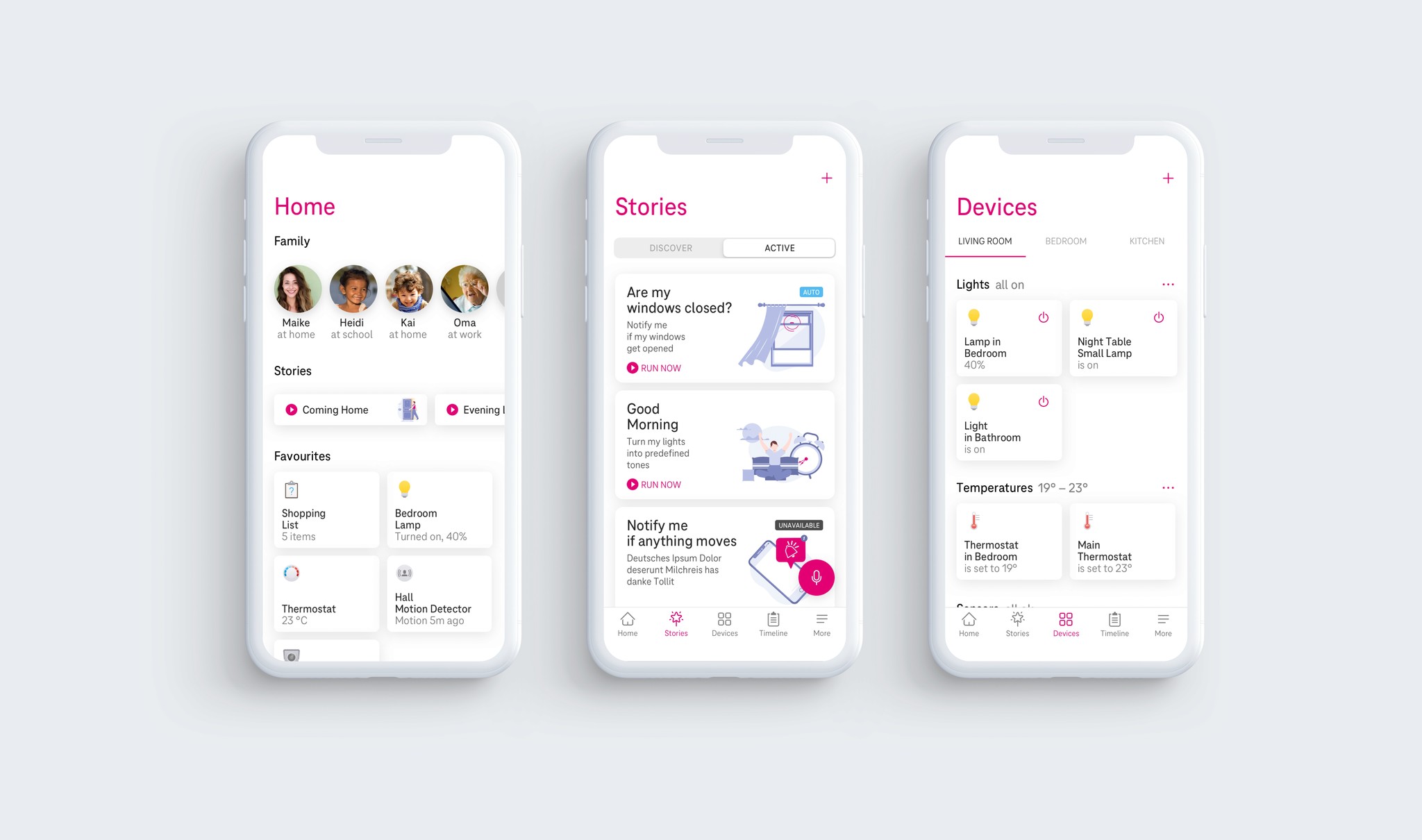 T-Mobile Smart Home app screen